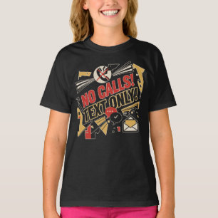 Camiseta Sin Llamadas, Solo Texto
