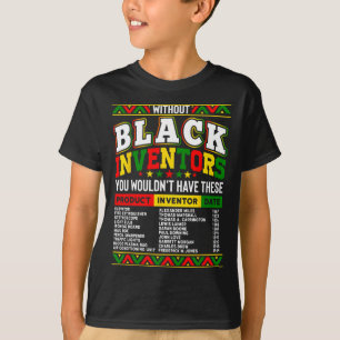 Camiseta Sin los inventores negros no tendrías eso