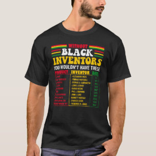 Camiseta Sin los inventores negros no tendrías estos