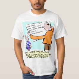 Camiseta sin mangas ambiciosa para lectura de niño