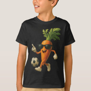 Camiseta sin mangas de fútbol de zanahoria
