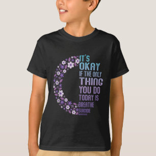 Camiseta sin mangas de prevención del suicidio y c