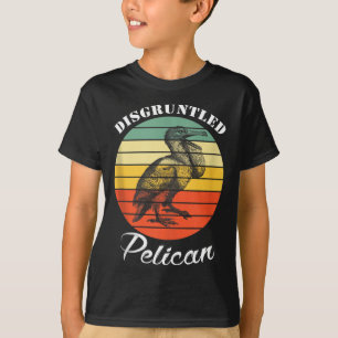 Camiseta sin mangas divertida del pelícano desmont