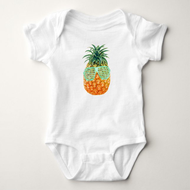 Camiseta Sin Mangas La piña sombrea el tanque (Anverso)