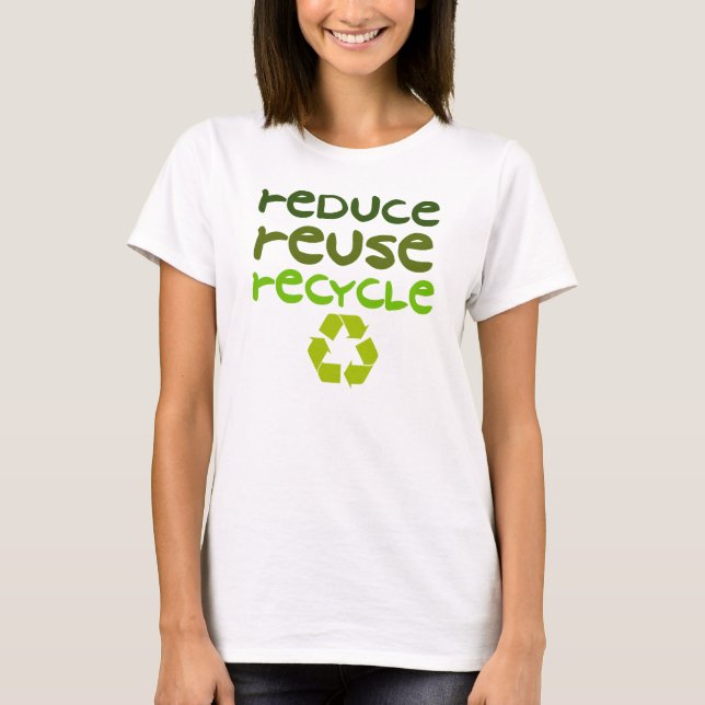 Camiseta sin mangas para mujer Reducir Reutilizar  (Anverso)