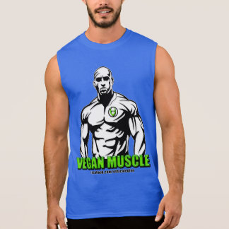 Camiseta Sin Mangas Ropa del músculo del vegano