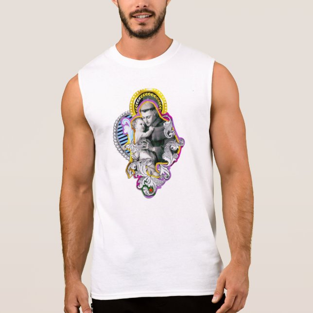 Camiseta Sin Mangas Santo Antônio (Anthony of Padua) (Anverso)