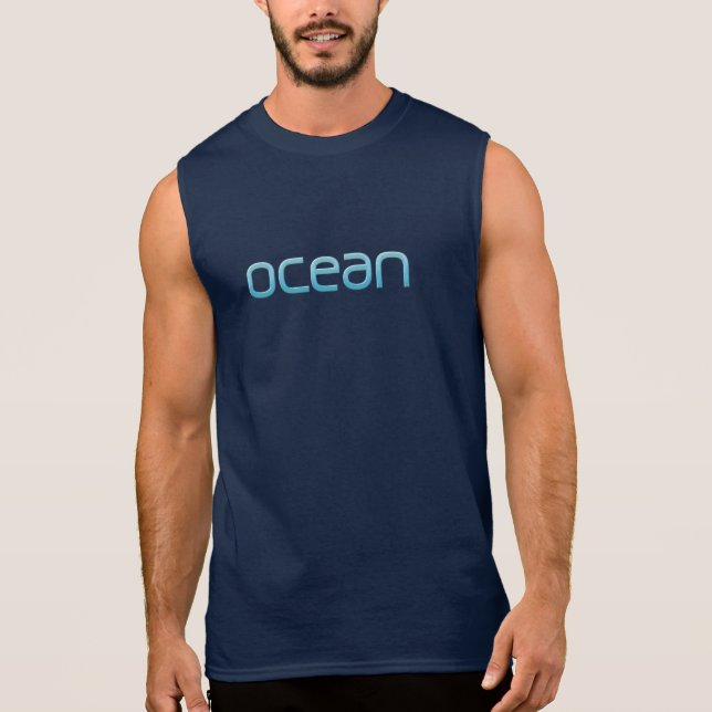 Camiseta Sin Mangas second OCEAN POOL SHIRT (Anverso)