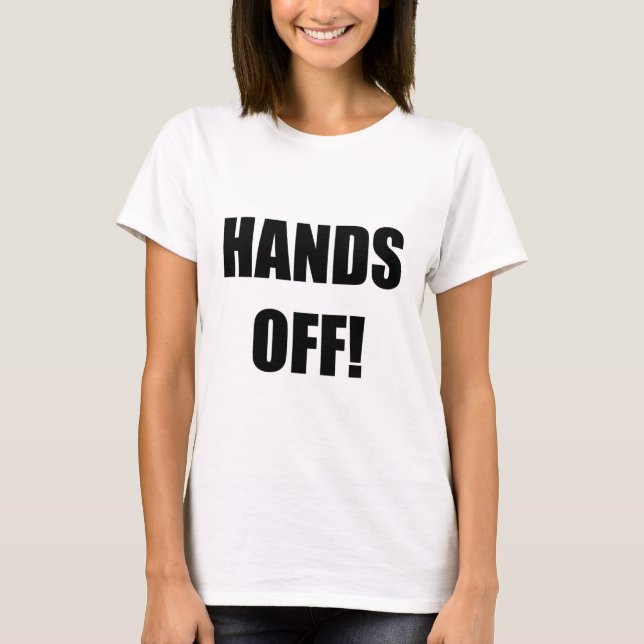 CAMISETA ¡SIN MANOS! (Anverso)