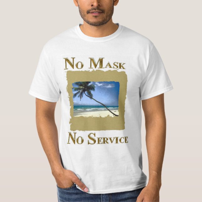 CAMISETA SIN MÁSCARA SIN SERVICIO FLORIDA (Anverso)