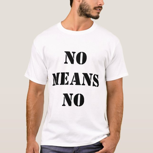 Camiseta Sin medios No (Anverso)