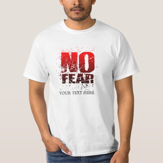 Camiseta Sin miedo (Anverso)