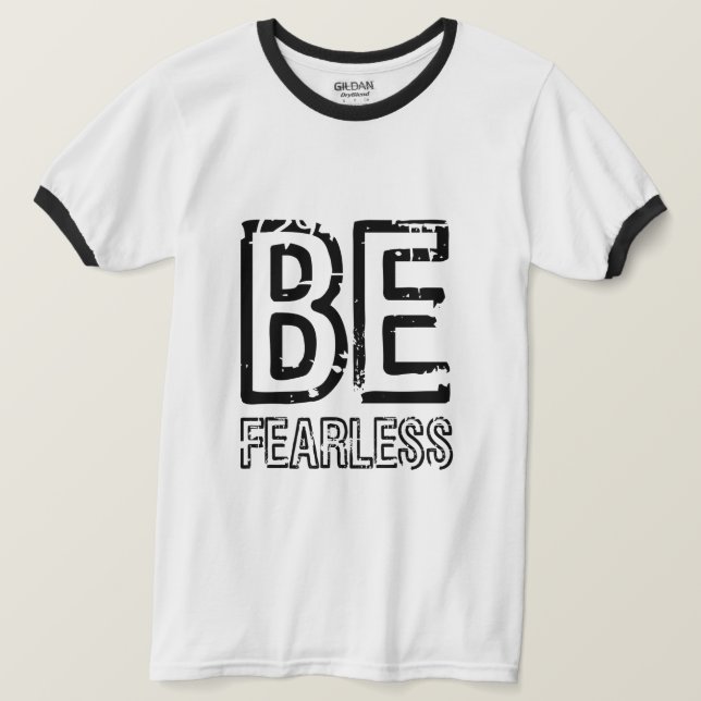 CAMISETA SIN MIEDO (Anverso del diseño)
