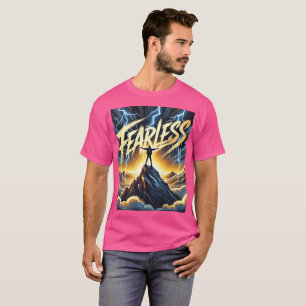 Camiseta Sin miedo - Audaz y potenciadora del diseño motiva