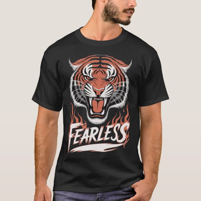 Camiseta Sin miedo como un tigre (Anverso)