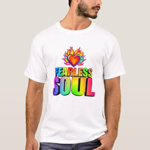 Camiseta sin miedo del icono del alma