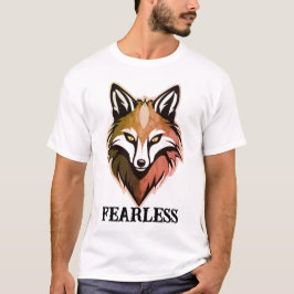 Camiseta sin miedo del lema Wolf - Cuna clásica gr