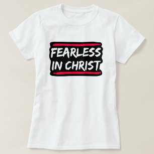 Camiseta Sin miedo en Cristo