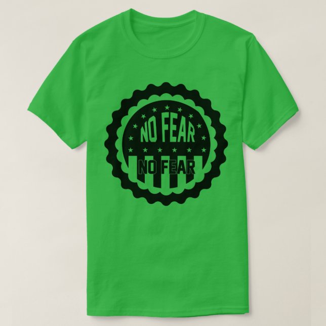 Camiseta sin miedo ni retirada (Diseño del anverso)