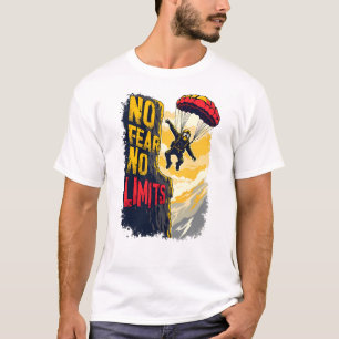 Camiseta Sin miedo, sin límites - Salto al precipicio de la