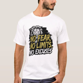 Camiseta Sin miedo, sin límites, sin excusas