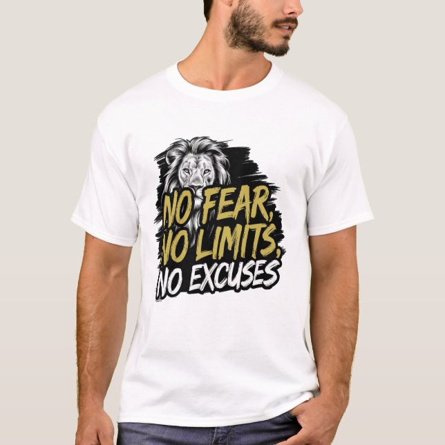 Camiseta Sin miedo, sin límites, sin excusas (Anverso)