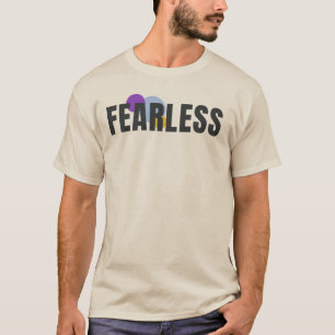 Camiseta SIN MIEDO Tipografía Moderna y Negrita Diseño Gr