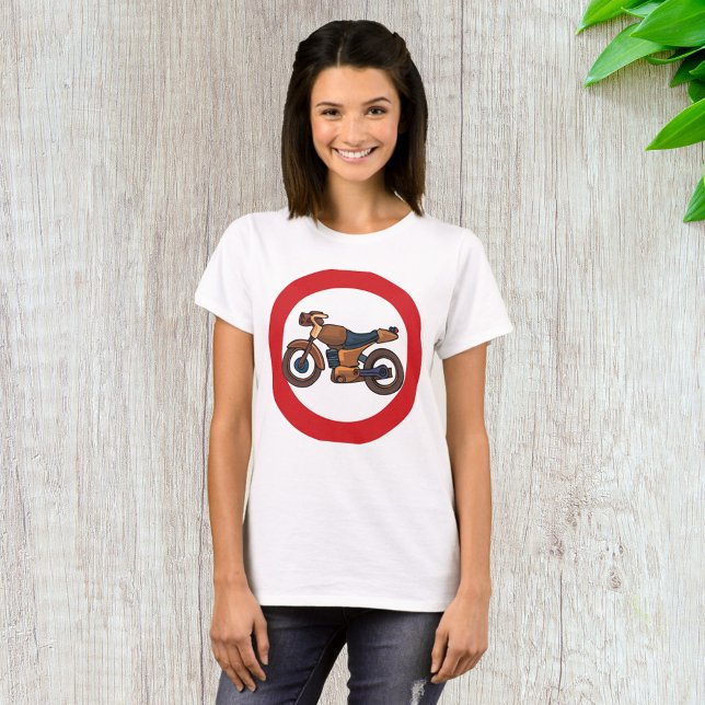 Camiseta Sin motocicletas Rótulo de carretera (Subido por el creador)