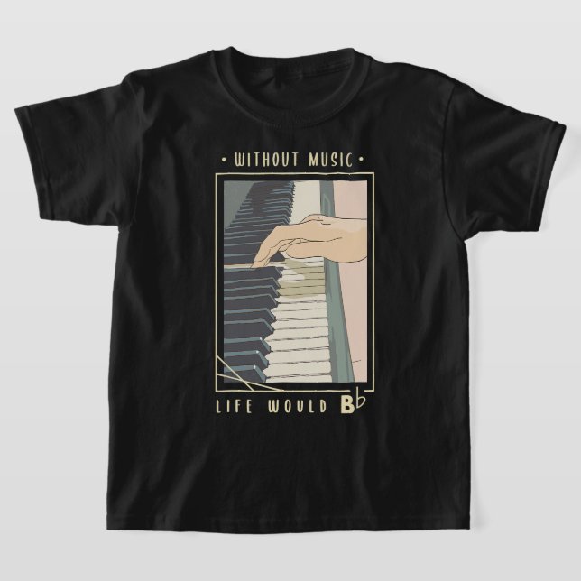 Camiseta Sin música la vida sería Regalos para una obra de  (Distribución)