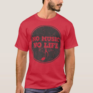 Camiseta Sin música, sin vida