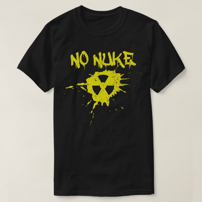 Camiseta Sin nuclearRadiaciónEcociencia (Diseño del anverso)