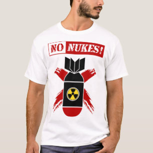 Camiseta SIN NUKES   ¡Armas antinucleares!