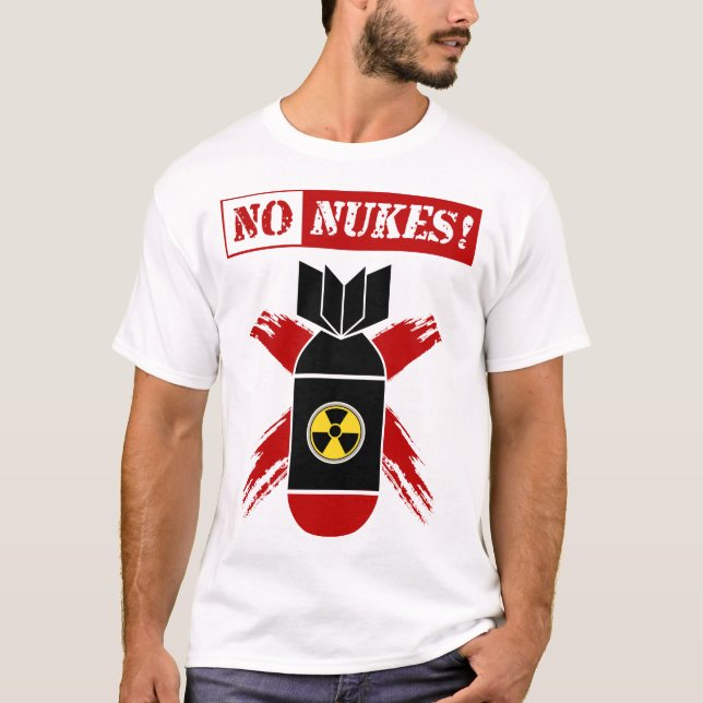 Camiseta SIN NUKES | ¡Armas antinucleares! (Anverso)