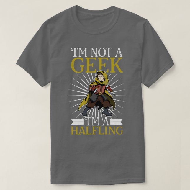 Camiseta Sin paro geek D20 Roleplay Character (Diseño del anverso)