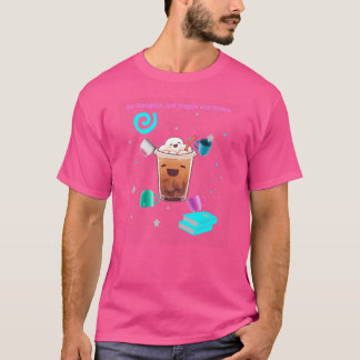 Camiseta Sin pensamientos, solo frappé y ficción