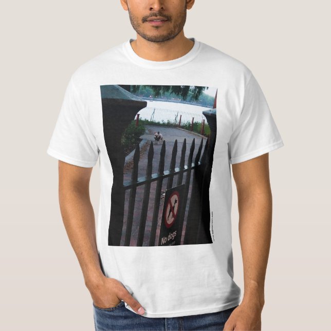 Camiseta "Sin perros", Londres (Anverso)