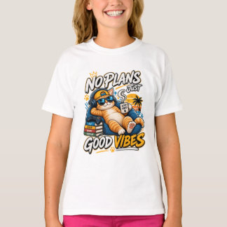 Camiseta sin planes solo buenas vibras