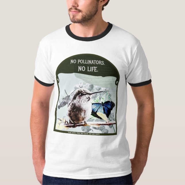 Camiseta Sin polinizadores, sin vida (Anverso)