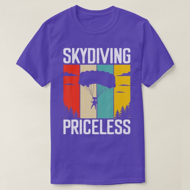 Camiseta Sin precio para el Skydiving (Diseño del anverso)