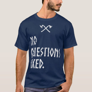 Camiseta Sin preguntas combinadas
