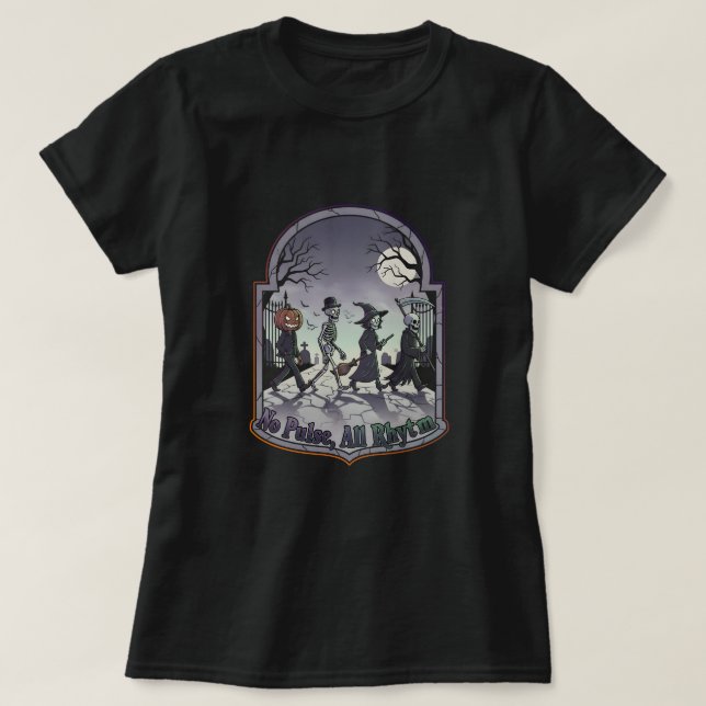 Camiseta Sin pulso, todo ritmo (Diseño del anverso)