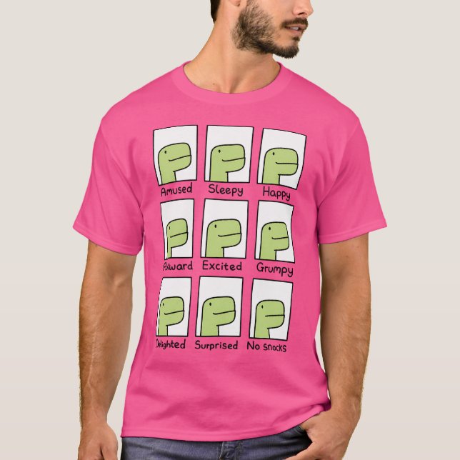 Camiseta Sin refrigerios Timmy T-Rex (Anverso)