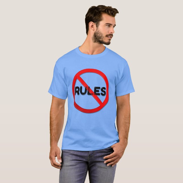 Camiseta Sin reglas (Anverso completo)