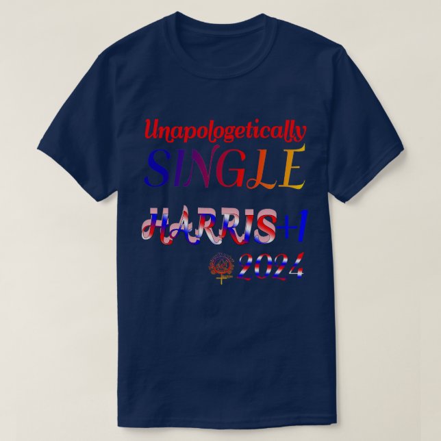 Camiseta sin remordimientos de un solo Harris Walz (Diseño del anverso)
