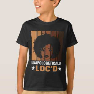 Camiseta Sin remordimientos Loc'd Melanin Brown Skin Black