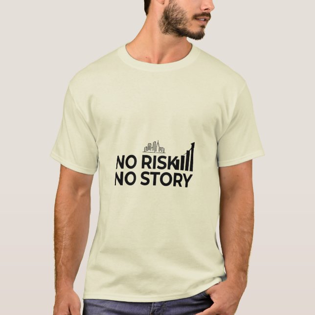 Camiseta Sin riesgo, no hay historia  (Anverso)