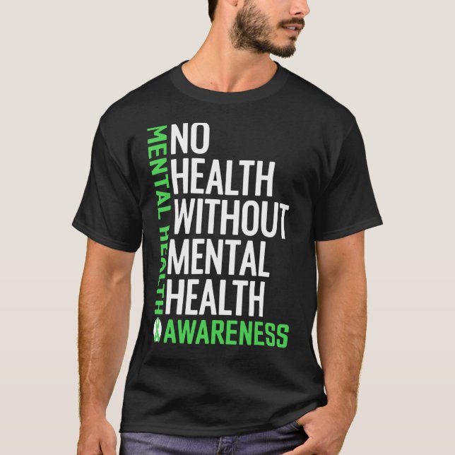 Camiseta Sin salud mental sin salud mental (Anverso)