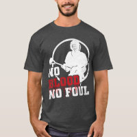 Sin Sangre No Foul Lacrosse Lax T-Shirt