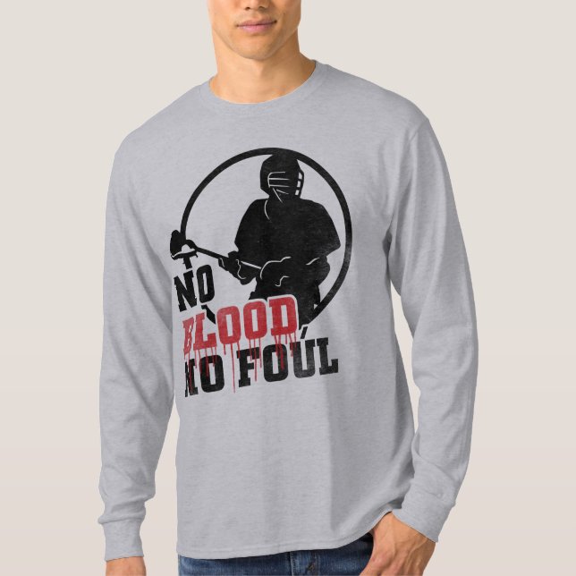 Camiseta Sin Sangre Sin Lacrosse Foul, LAX (Anverso)