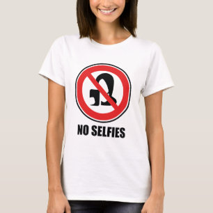 Camiseta Sin selfies
